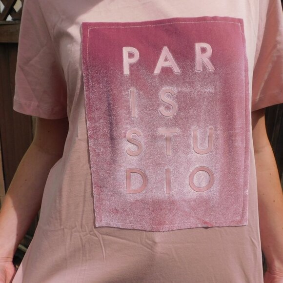 Ichi "Paris Studio" cotton T-shirt Size Large - Picture 3 of 10